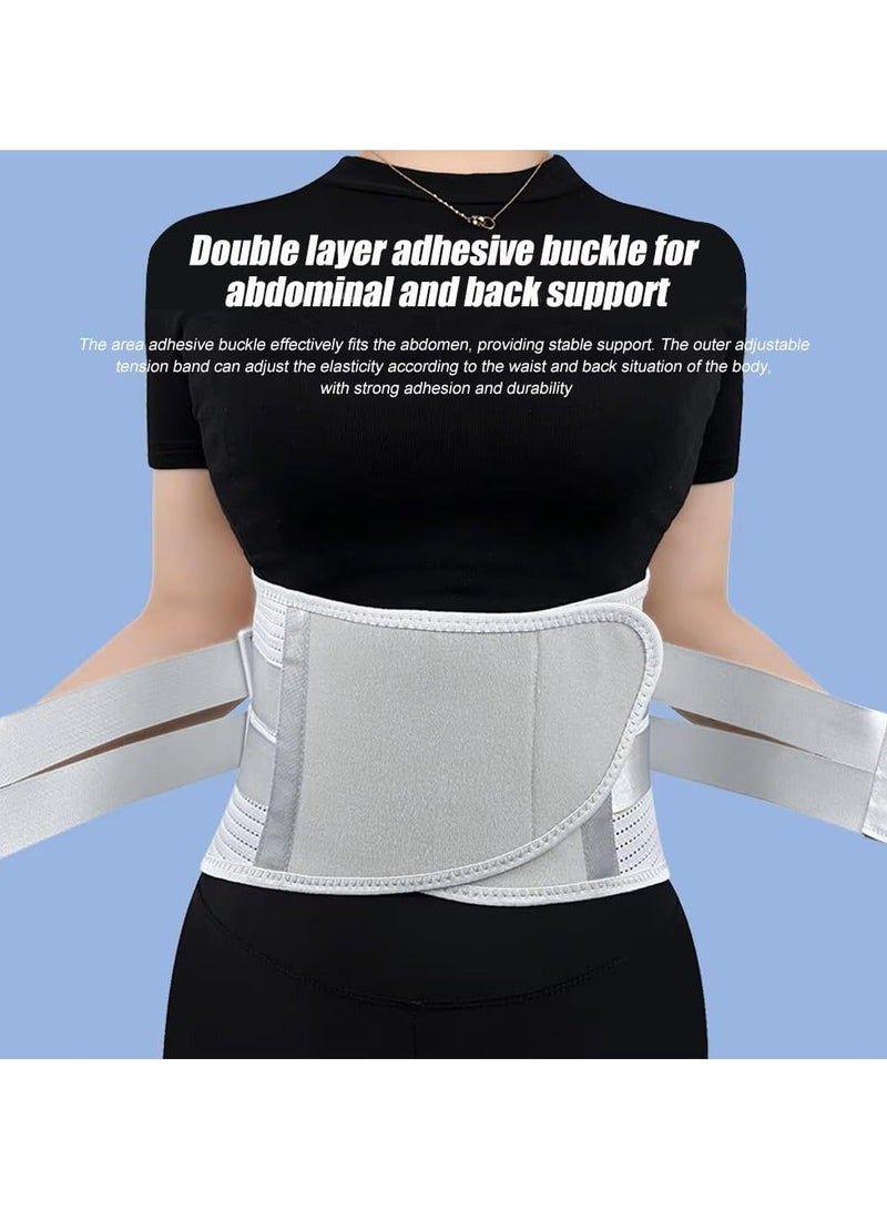 كيلا حزام دعم قطني، دعامة ظهر قطنية عجزية، حزام دعم ظهر قابل للتهوية، لتخفيف آلام أسفل الظهر، مُدفأ ومُشد للانزلاق الغضروفي، وعرق النسا، والجنف (متوسط) - Image 5